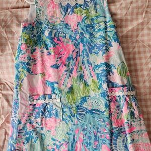 Lilly Pulitzer Multicolor Dress with Lace Accents